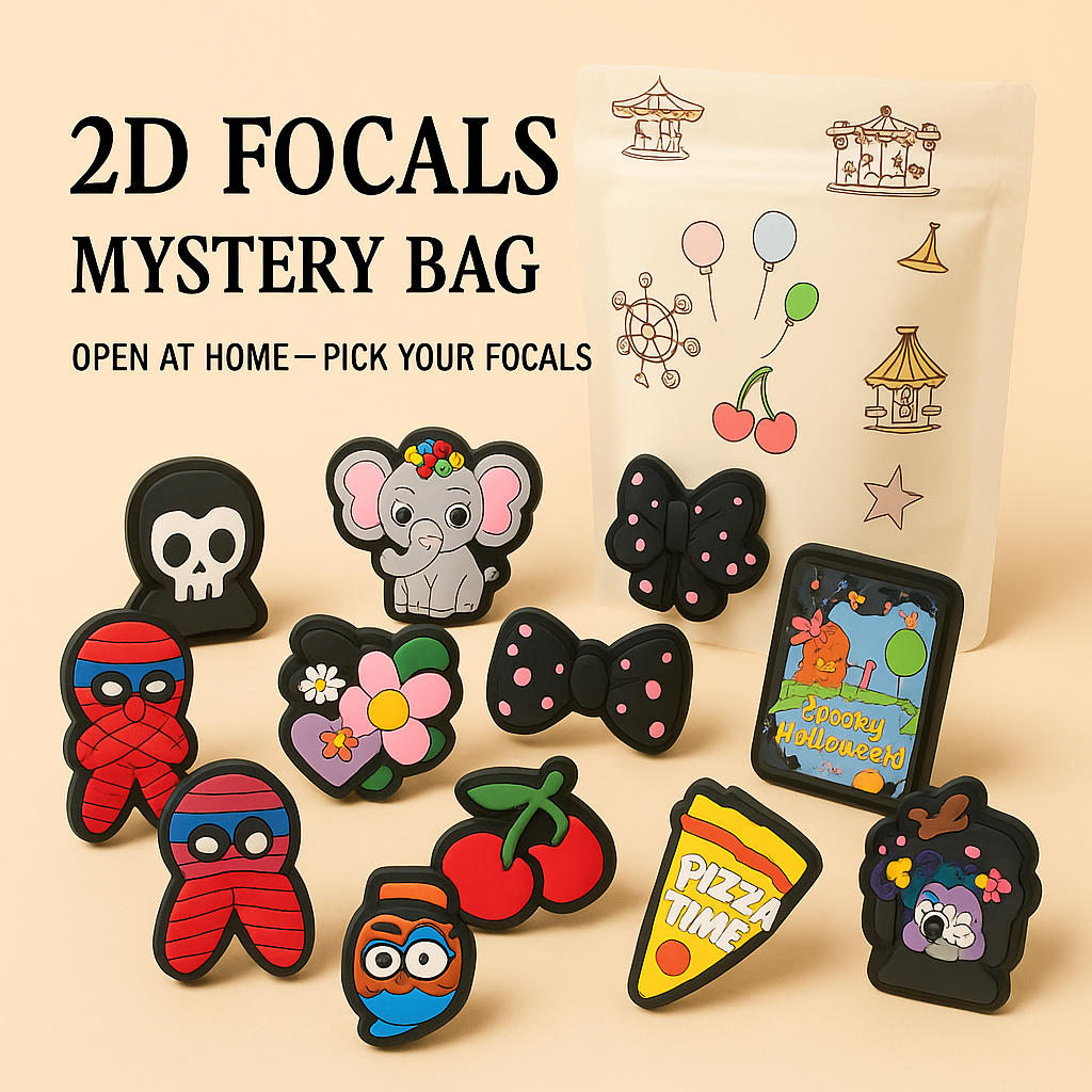 2D Focals Mystery Bag – Cute Mix for DIY Charms